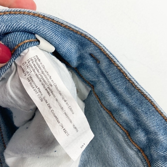 Eloquii Denim High Waisted Light Wash Belted Jeans Sz 22 - Picture 7 of 9